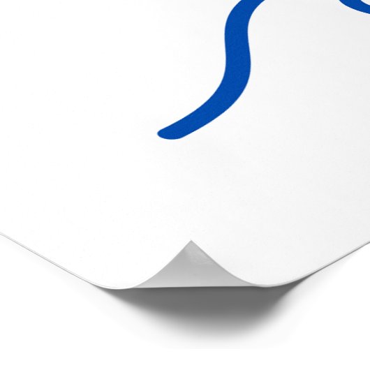 De zee poster (Hoek)