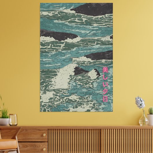 De Zee Roept Canvas Afdruk (Insitu (Woonkamer))