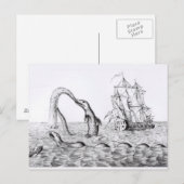 De Zee Serpent Briefkaart (Voorkant / Achterkant)