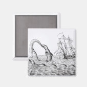 De Zee Serpent Magneet (Voorkant / Achterkant)