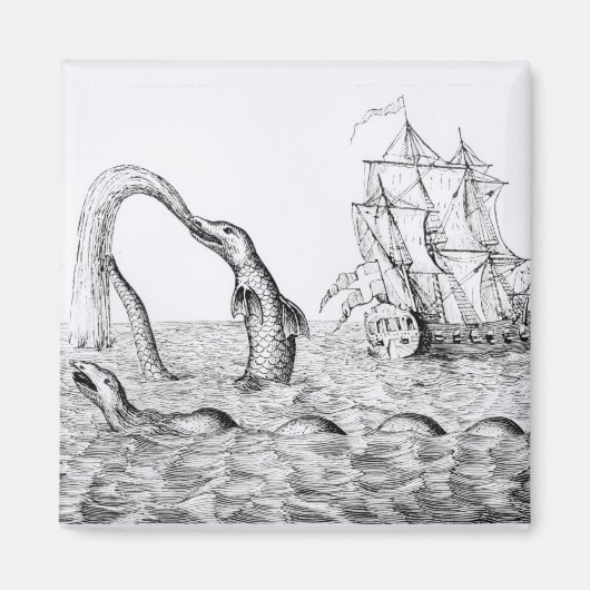 De Zee Serpent Magneet (Voorkant)