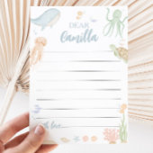 De Zee Time Capsule Message Kaart under Zee