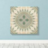 De Zee van Ochotsk 20" x 20" Wrapped Canvas Print (Insitu (Houten vloer))