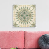 De Zee van Ochotsk 20" x 20" Wrapped Canvas Print (Insitu (Woonkamer))