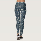 De zee vecht nooit tegen de storm leggings (Achterkant)