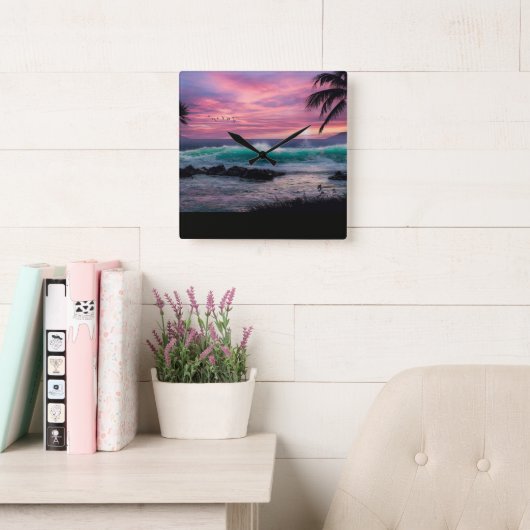 de zee vierkante klok (Leeskamer)