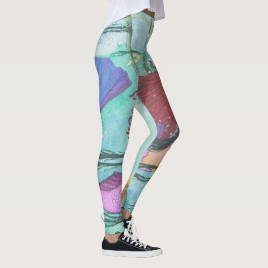 De Zeeen bol zeemeermin Leggings (Rechts)