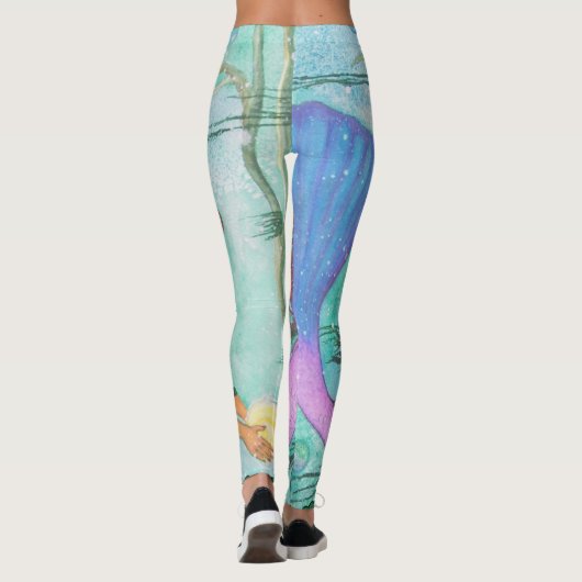 De Zeeen bol zeemeermin Leggings (Achterkant)