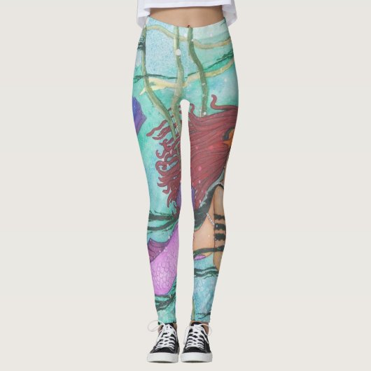 De Zeeen bol zeemeermin Leggings (Voorkant)