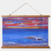 De zeeen klif, hangend wandkleed (Voorkant)