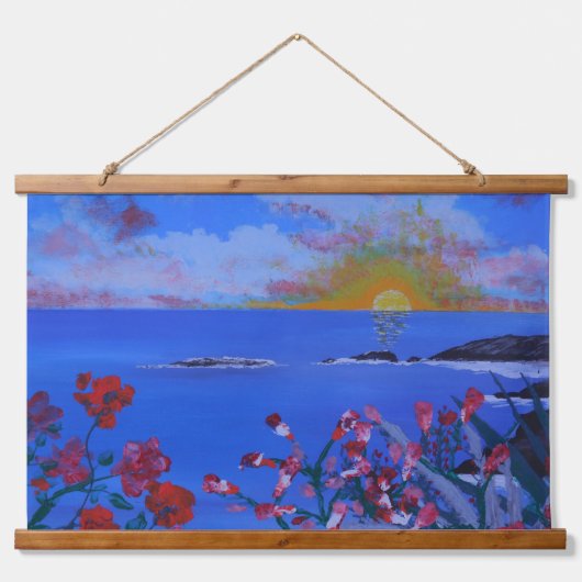 De zeeen klif, hangend wandkleed (Voorkant 3)