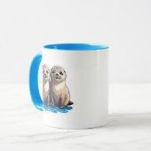 De zeehondenbroeders zijn ondeelbaar. mok (Voorkant links)