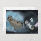 De Zeehondenjacht van de luipaard Briefkaart (Voorkant / Achterkant)