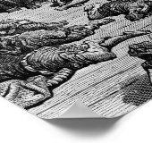 De zeelieden zijn gekalmeerd en getormenteerd door poster (Hoek)