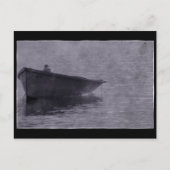 De zeeman in de mist. briefkaart (Voorkant)