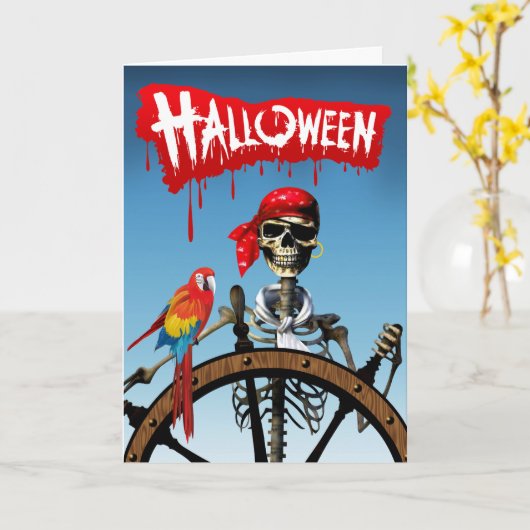 De Zeeman van het Skelet van de piraat met de Kaart (Gele Bloem)