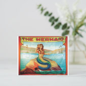 De zeemeermin briefkaart (Staand voorkant)
