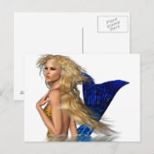 De zeemeermin briefkaart (Voorkant / Achterkant)