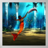 De zeemeermin en de dolfijn poster (Voorkant)