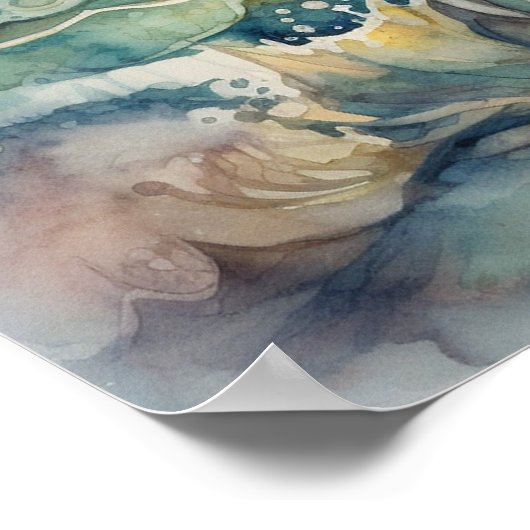 De zeemeermin en de vuurtoren poster (Hoek)