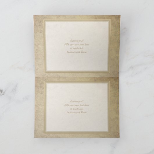 De zeemeermin groet Kaart (Binnen)