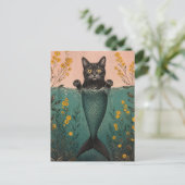 De Zeemeermin Kitty Briefkaart (Staand voorkant)