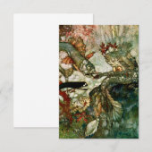 “De Zeemeermin Koning” door Edmund Dulac Bedankkaart (Voorkant / Achterkant)