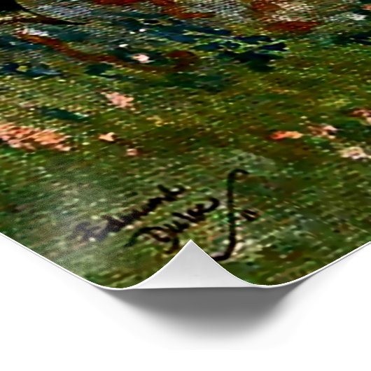 “De Zeemeermin Koning” door Edmund Dulac Perfect Poster (Hoek)