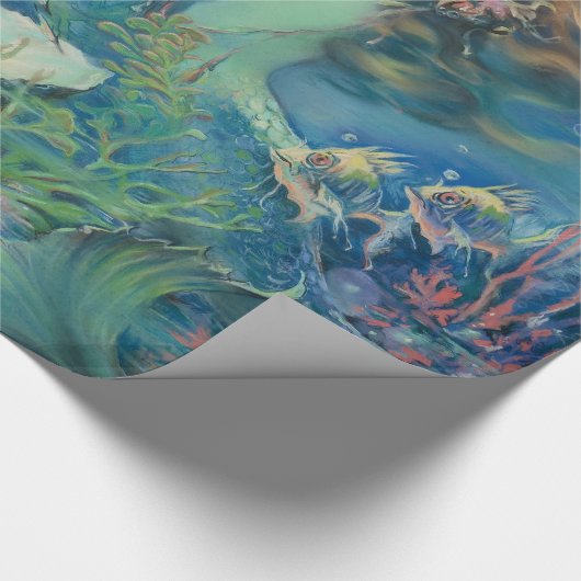 De zeemeermin van Henry Clive Cadeaupapier (Hoek)