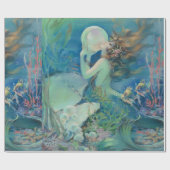 De zeemeermin van Henry Clive Cadeaupapier (Vlak)