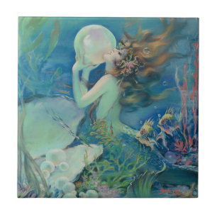De zeemeermin van Henry Clive Tegeltje