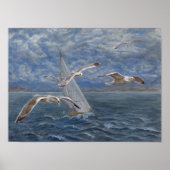 De zeemijlen leiden de weg poster (Voorkant)