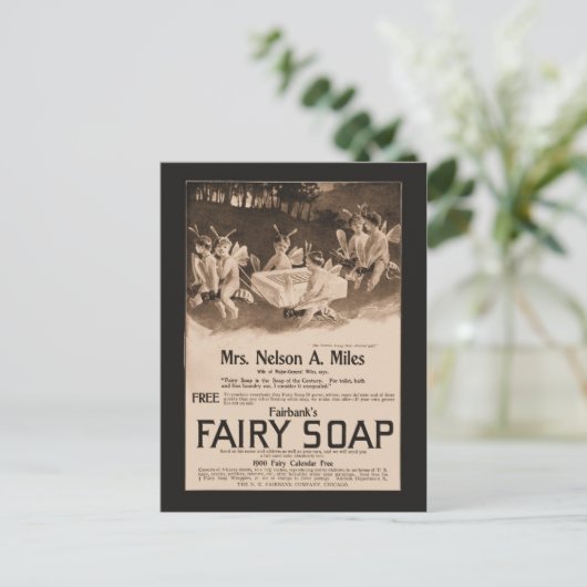 De Zeep van de fee Briefkaart (Staand voorkant)