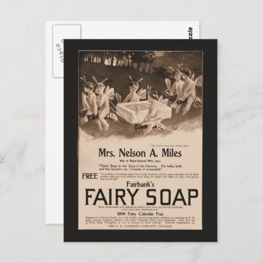 De Zeep van de fee Briefkaart (Voorkant / Achterkant)