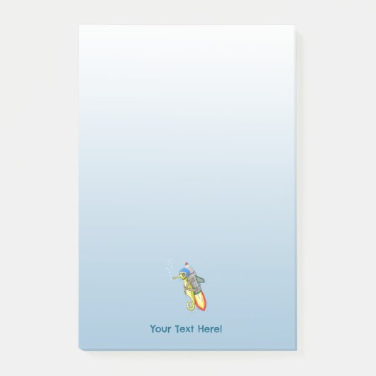 De zeepaardjetpackrit post-it® notes (Voorkant)