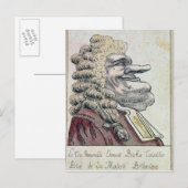 De zeer geachte Edmund Burke0 Briefkaart (Voorkant / Achterkant)