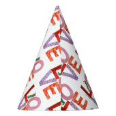 De zeer Hongaarse pijler | LOVE Feesthoedjes (Achterkant)