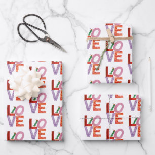 De zeer Hongaarse pijler LOVE Inpakpapier Vel