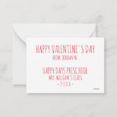 De zeer Hongaarse pijler | LOVE Notitiekaartje (Achterkant)