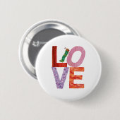 De zeer Hongaarse pijler | LOVE Ronde Button 5,7 Cm (Voorkant /achterkant)