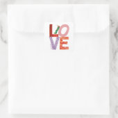 De zeer Hongaarse pijler | LOVE Vierkante Sticker (Tas)