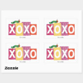 De zeer Hongaarse pijler | XOXO Rechthoekige Sticker (Vel)