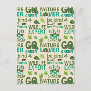 De zeer hongerige Caterpillar Future World Changer Briefkaart