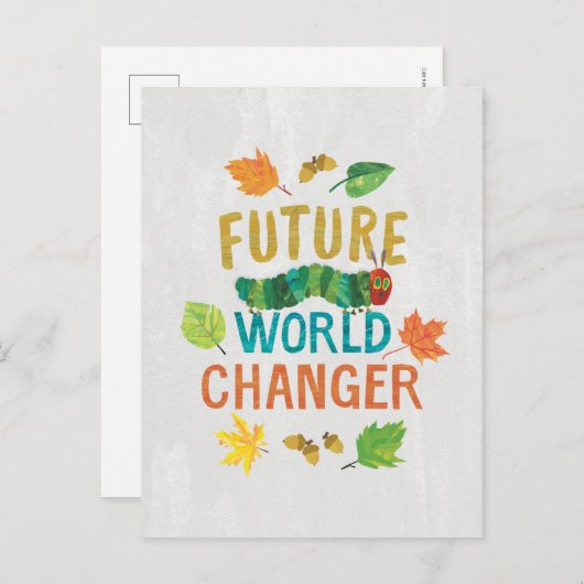 De zeer hongerige Caterpillar Future World Changer Briefkaart (Voorkant / Achterkant)