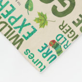 De zeer hongerige Caterpillar Future World Changer Fleece Deken (Hoek)