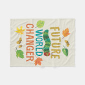 De zeer hongerige Caterpillar Future World Changer Fleece Deken (Voorkant (Horizontaal))