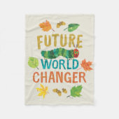 De zeer hongerige Caterpillar Future World Changer Fleece Deken (Voorkant)