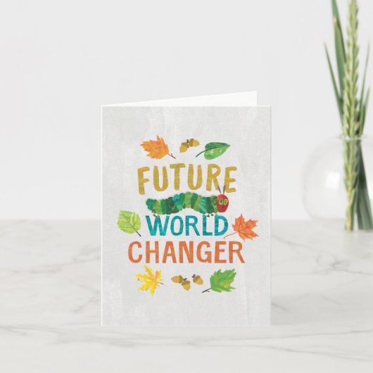 De zeer hongerige Caterpillar Future World Changer Kaart (Voorkant)