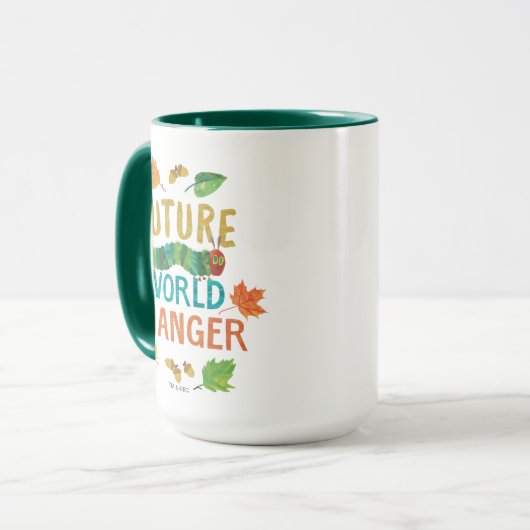 De zeer hongerige Caterpillar Future World Changer Mok (Voorkant links)