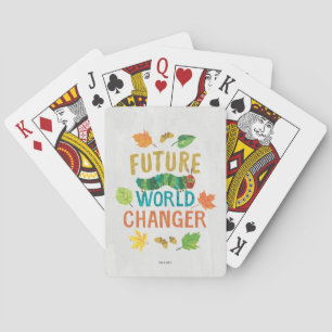 De zeer hongerige Caterpillar Future World Changer Pokerkaarten